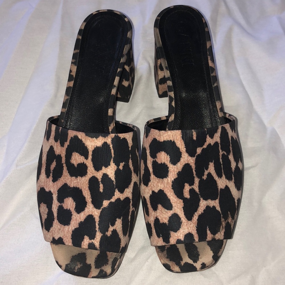 Ganni Platform Open Toed Heels